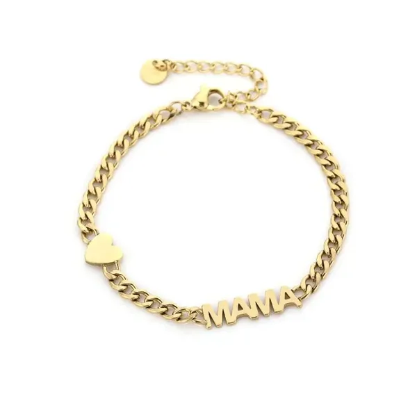 Glitter en Grime '' mama'' armband