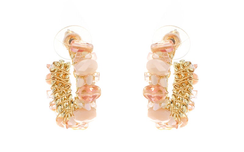 Champagne bliss oorbellen
