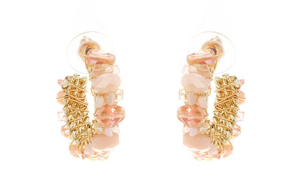 Champagne bliss oorbellen