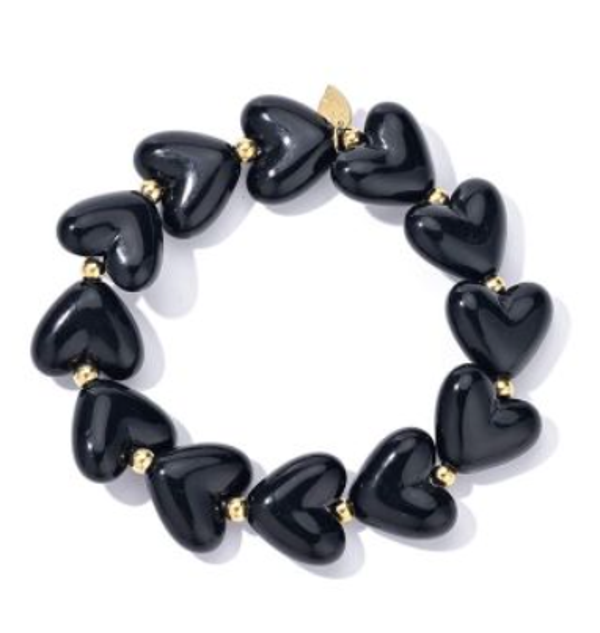 Love zwart armbandje
