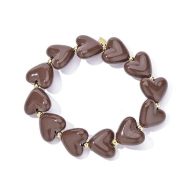 Love bruin armbandje