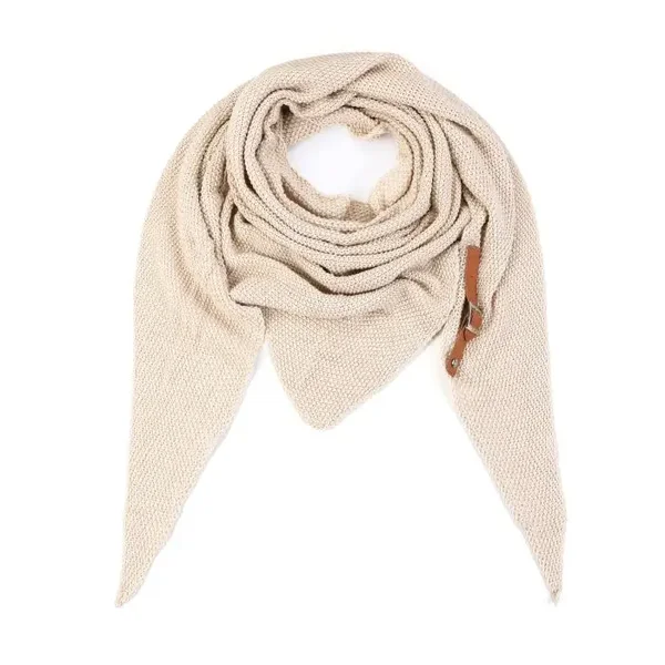Punt sjaal Beige