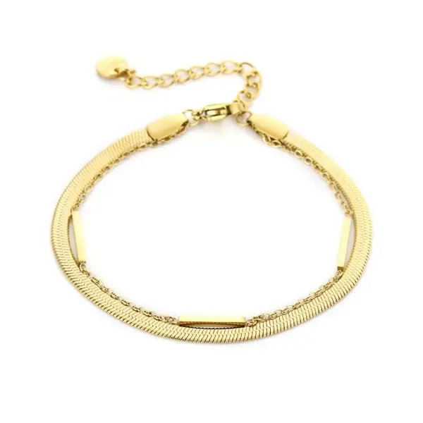 Glitter en Grime '' Snake en bar'' armband