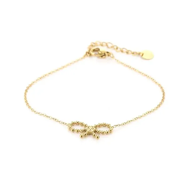 Glitter en Grime '' strikje'' armband