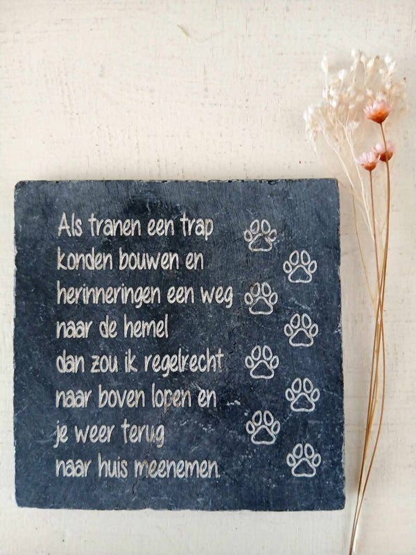 Als tranen...