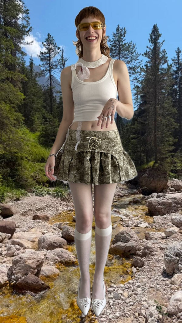 Falda camo baloom