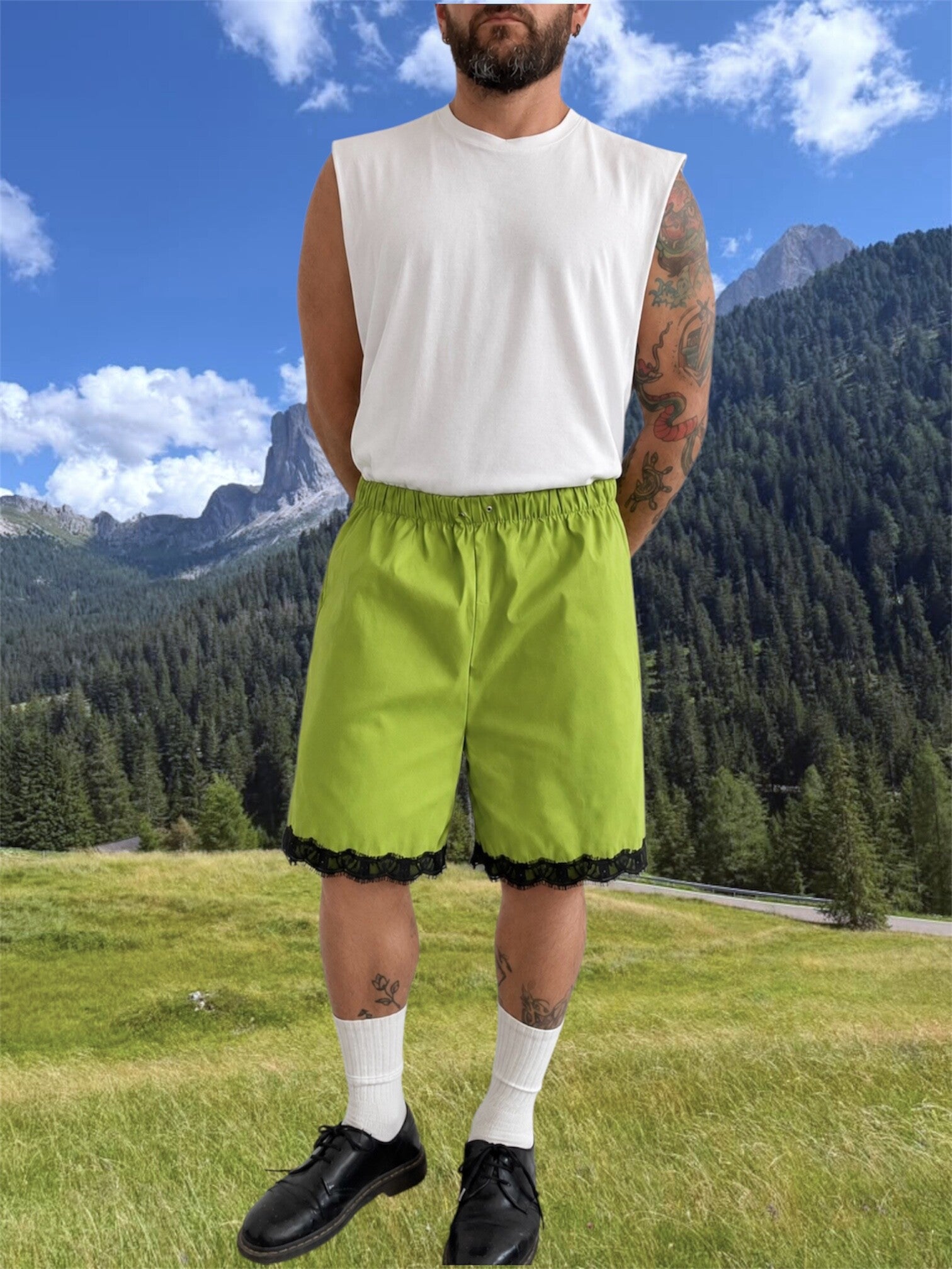 Cotture lace short