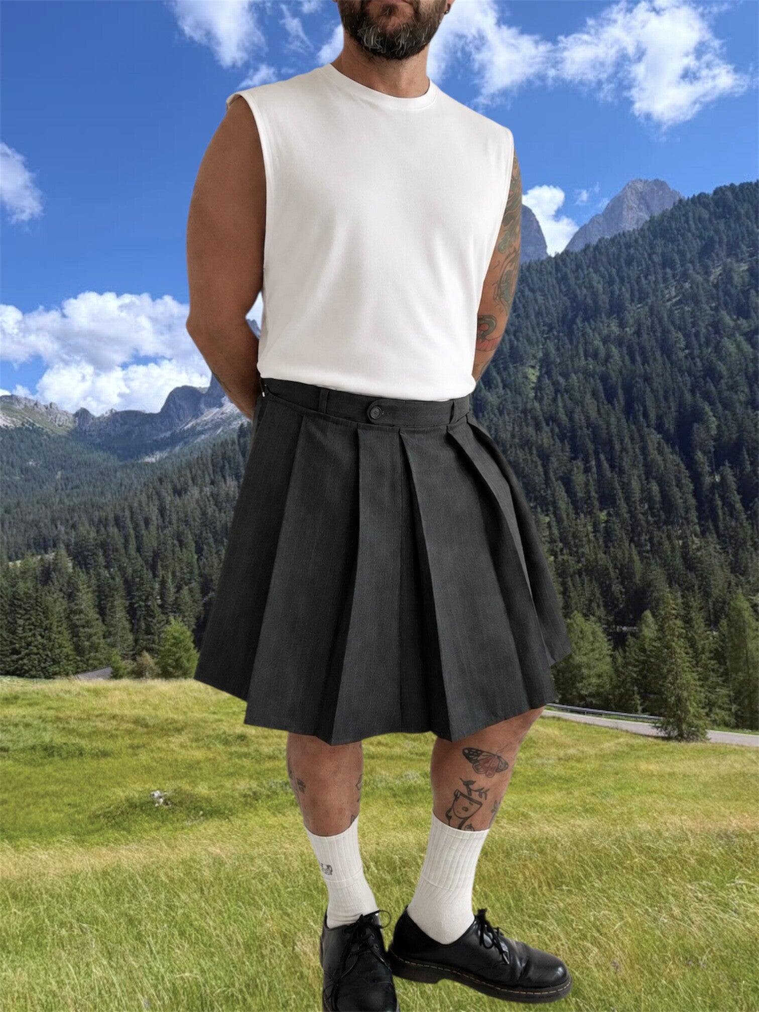 Reworked skirt unisex