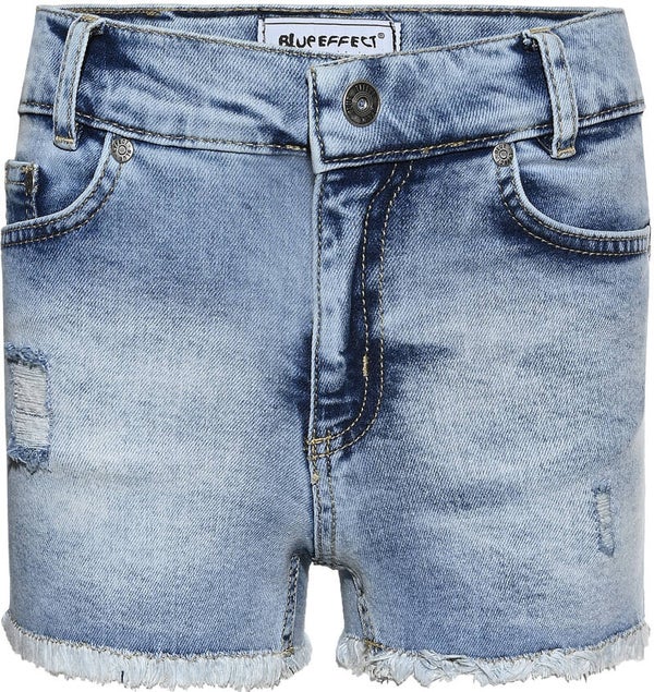 Blue Effect High-Waist Short - Light Blue
