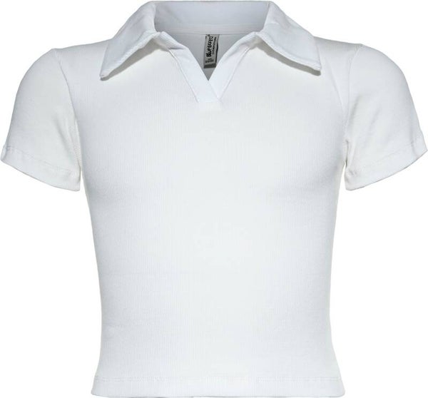 Blue Effect Polo T-Shirt - Wit