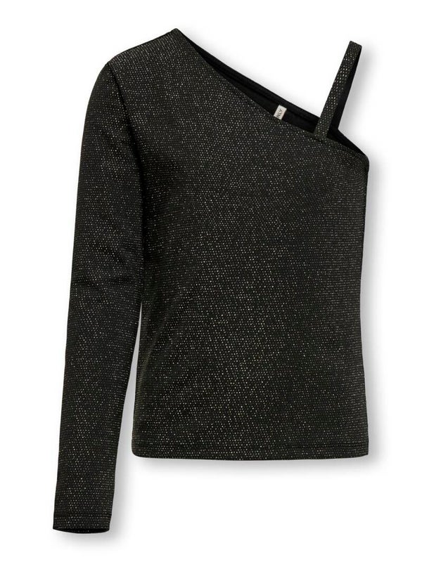 Kids Only Top Breda Glitter - Zwart*