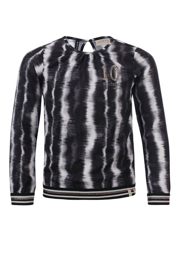 Looxs 10sixteen Top Chiffon - Art/Ao