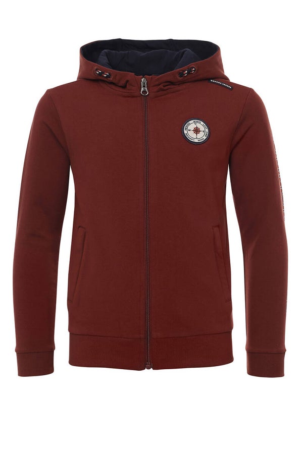 Common Heroes Cardigan - Dark Rust*