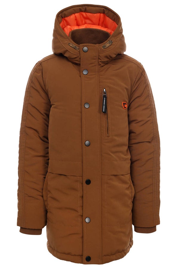 Common Heroes Parka - Logo Printed/Brown*