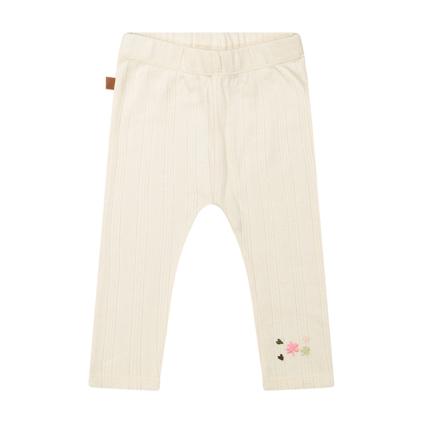 Frogs and Dogs Legging Pointelle - Off White