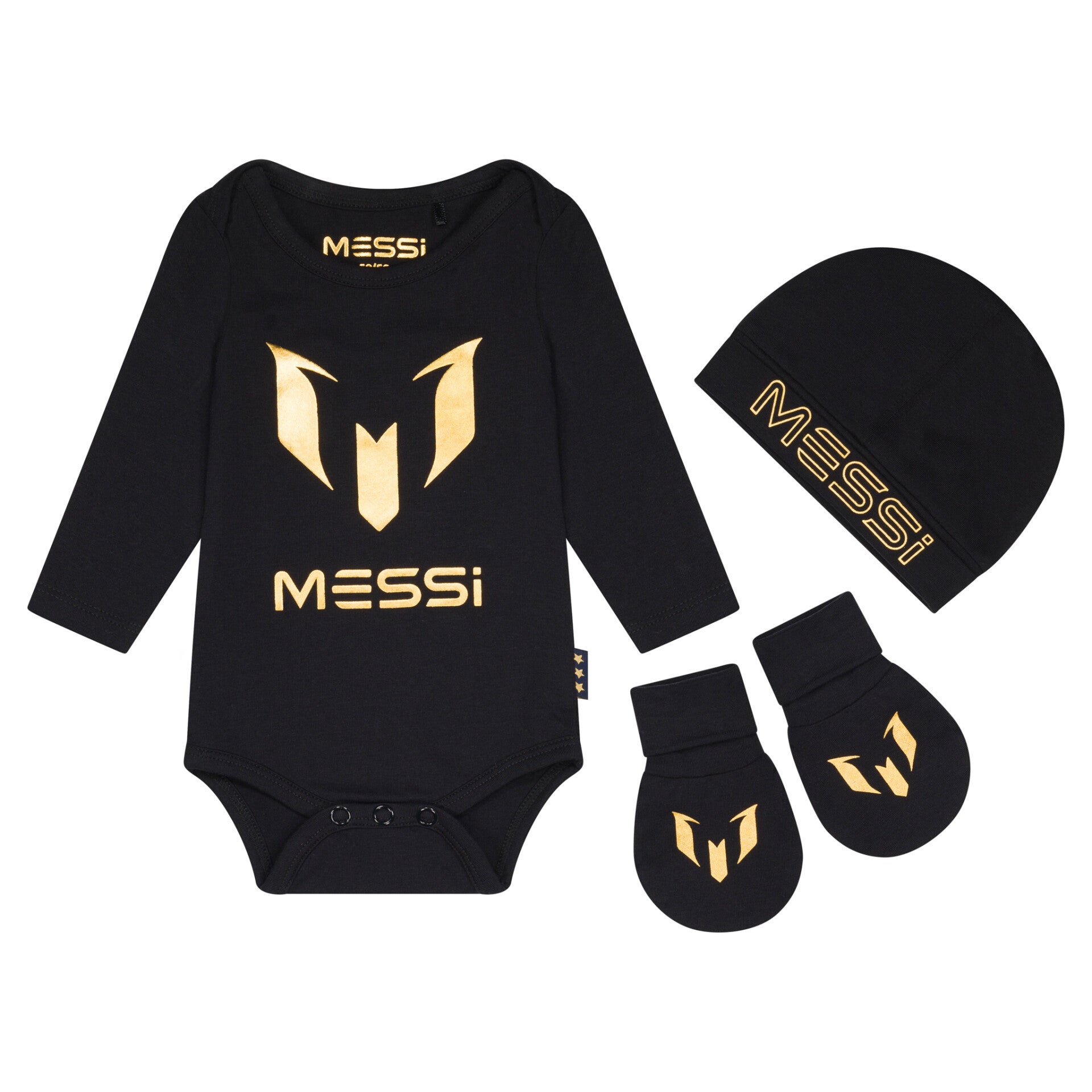 Messi Romper Set - Zwart/goud