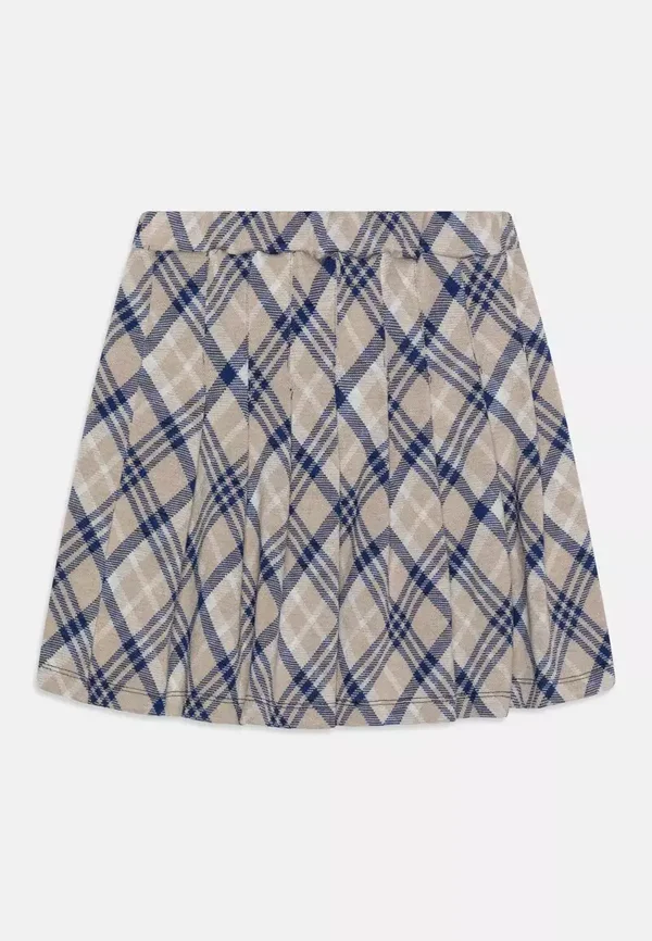 Blue Effect Rok - Check Beige/Navy