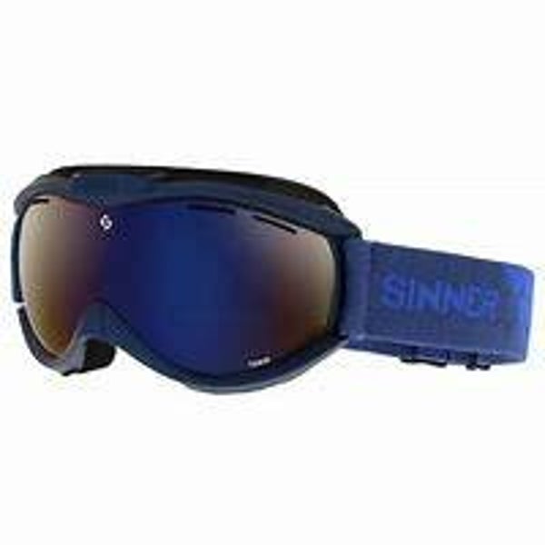 Sinner Skibril Toxic - metallic dark blue