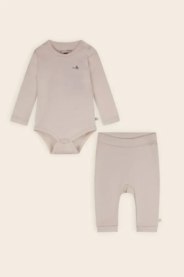 Nono x Petit Maison Set Romper + Legging - Oatmeal