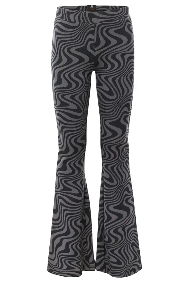 Looxs 10sixteen Flair Pants - Black Swirl