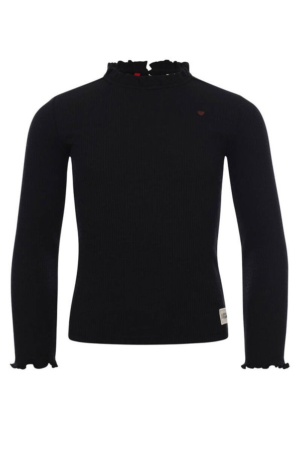 Looxs Little Jersey Top - Nearly Black