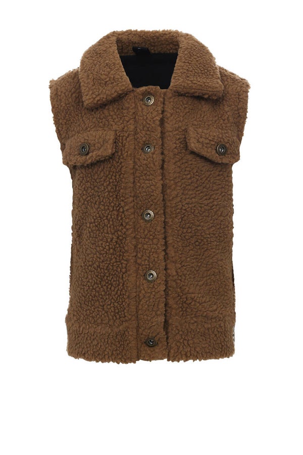 Looxs 10sixteen Teddy Waistcoat - Teddy Brown*