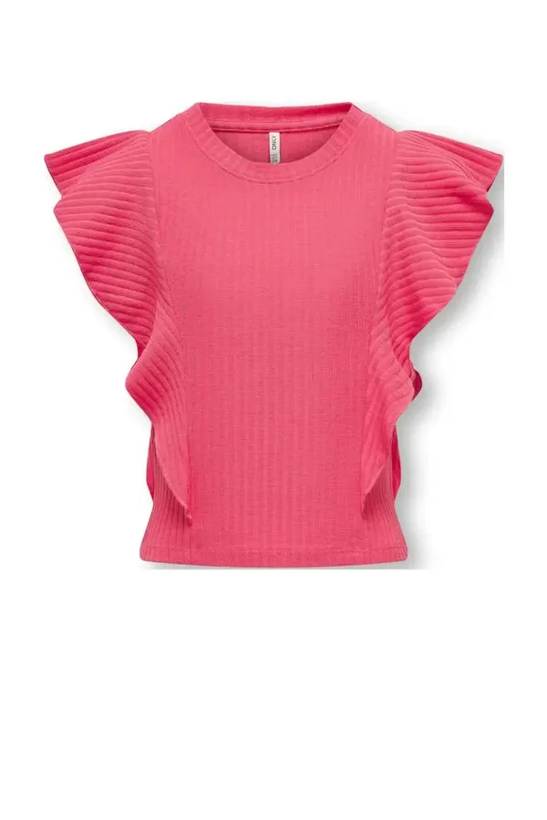 Kids Only Top Nella Ruffle - Raspberry*