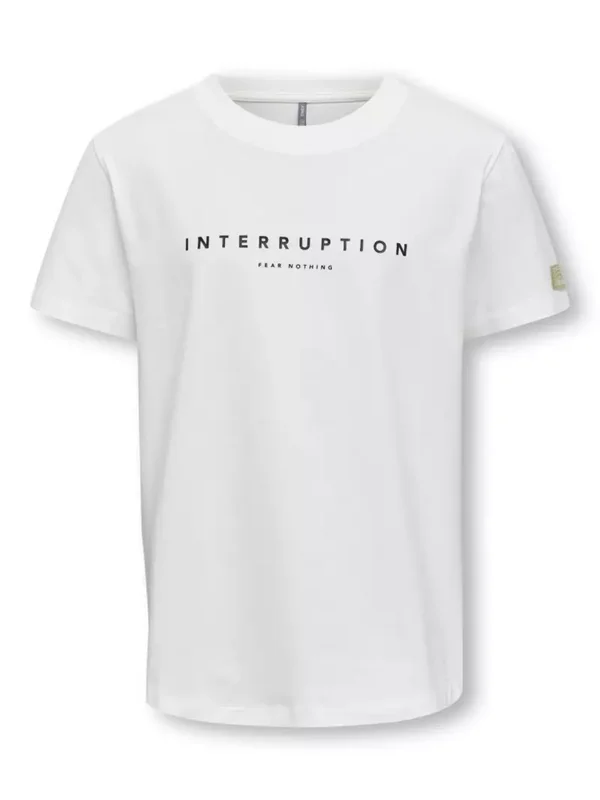 Kids Only T-shirt Henrik - Cloud dancer*