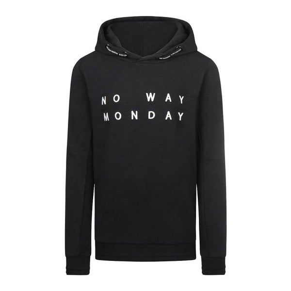 No Way Monday Hoodie - Black*