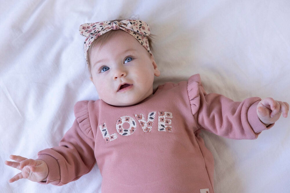 Feetje Sweater Woodland Bloom - Mauve