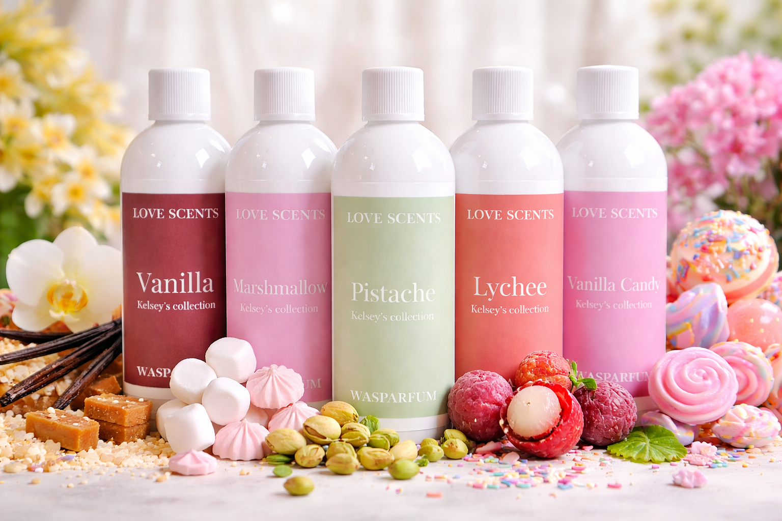 Bundel 5 x 500 ml actie - gratis 10 ml parfum Kayali