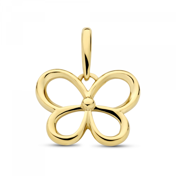 Gouden vlinder hanger