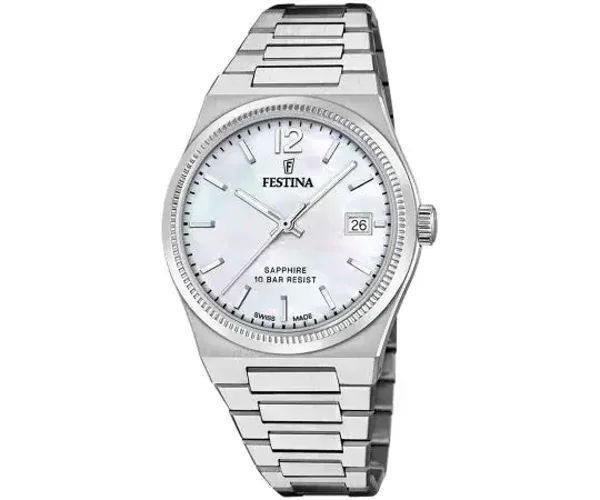 Festina F20035/1 Ladies Watch Swiss Made Rivé 35mm 10ATM
