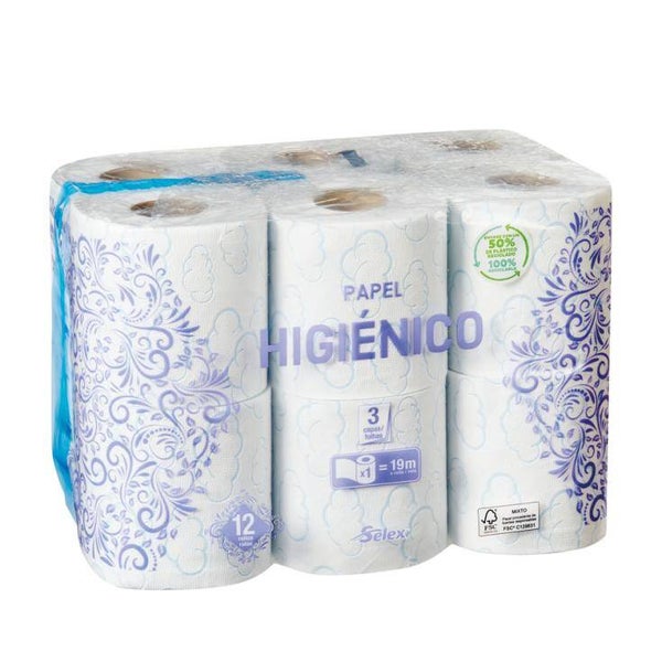 Papel higiénico Selex 3 capas