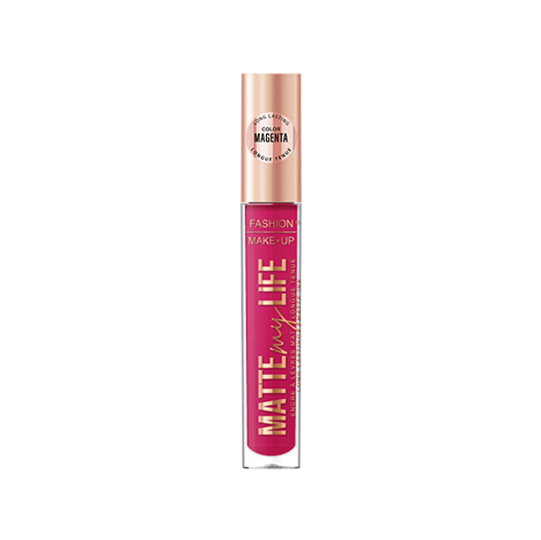 Fashion Make Up - Lipgloss "Matte My Life" N°03 Magenta - 5 ml