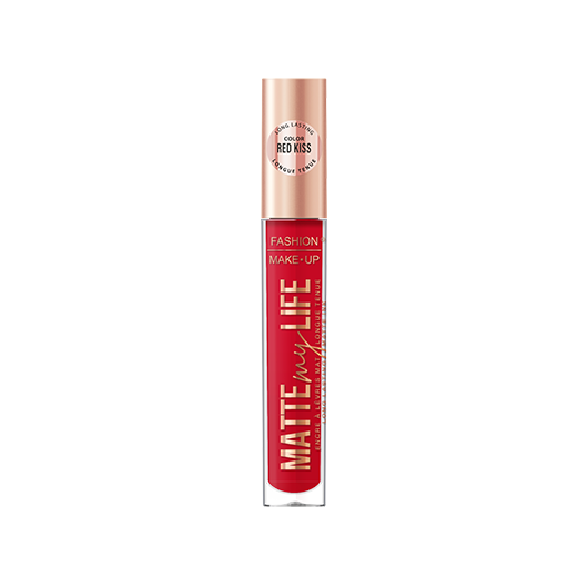 Fashion Make Up - Lipgloss "Matte My Life" N°05 Red Kiss - 5 ml