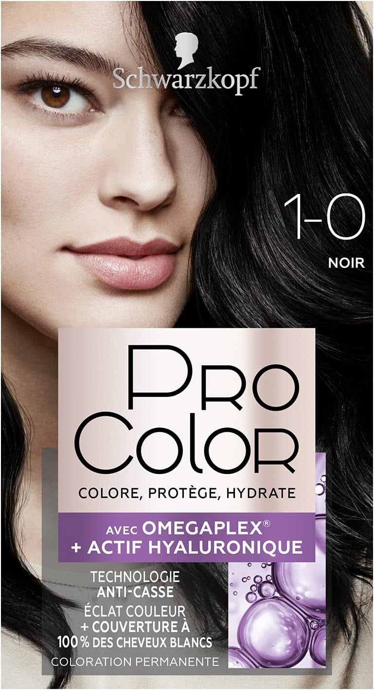 Schwarzkopf - Pro Color Coloration femme 1-0 Noir