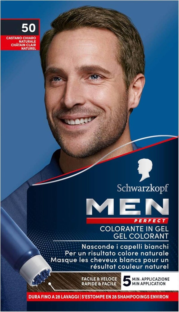 Schwarzkopf - Men Perfect Coloration homme 50 Châtain clair naturel