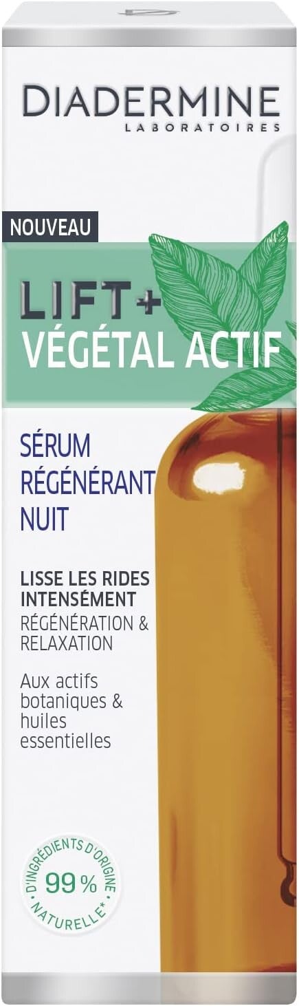 Diadermine - Lift+ Végétal Actif Sérum régénérant Nuit à la Lavande - 30 ml
