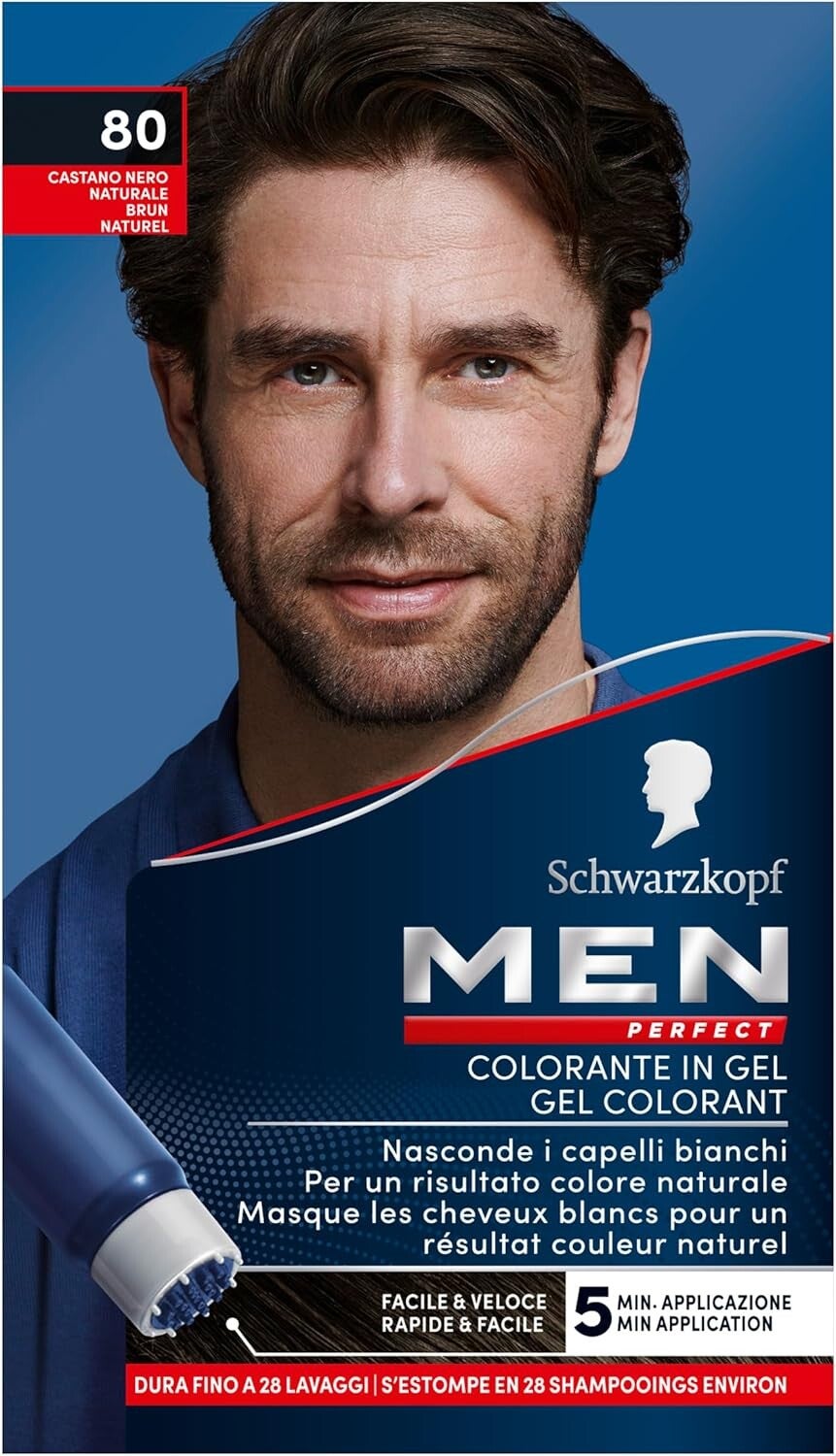 Schwarzkopf - Men Perfect Coloration homme 80 Brun naturel