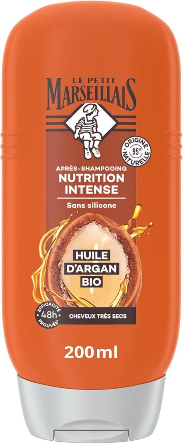 Le petit marseillais - Après-shampoing Nutrition intense à l'Huile d'Argan pour les cheveux très secs - 200 ml