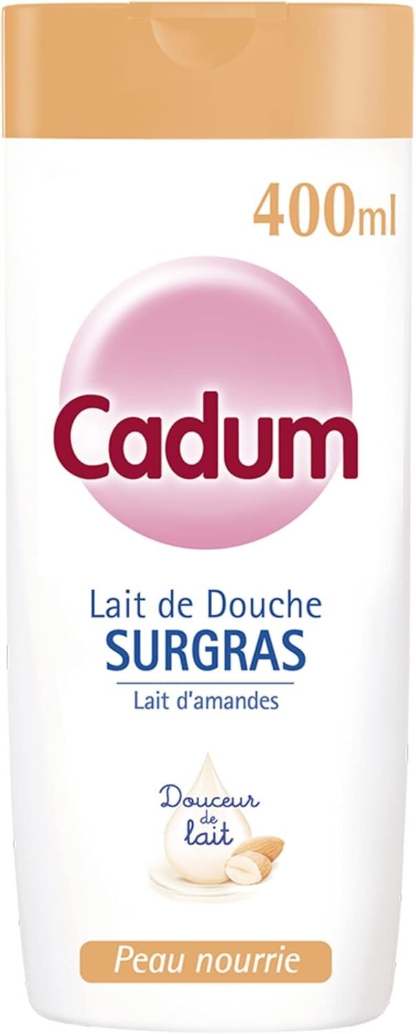 Cadum - Lait de douche Surgras au Lait d'amandes Douces - 400 ml