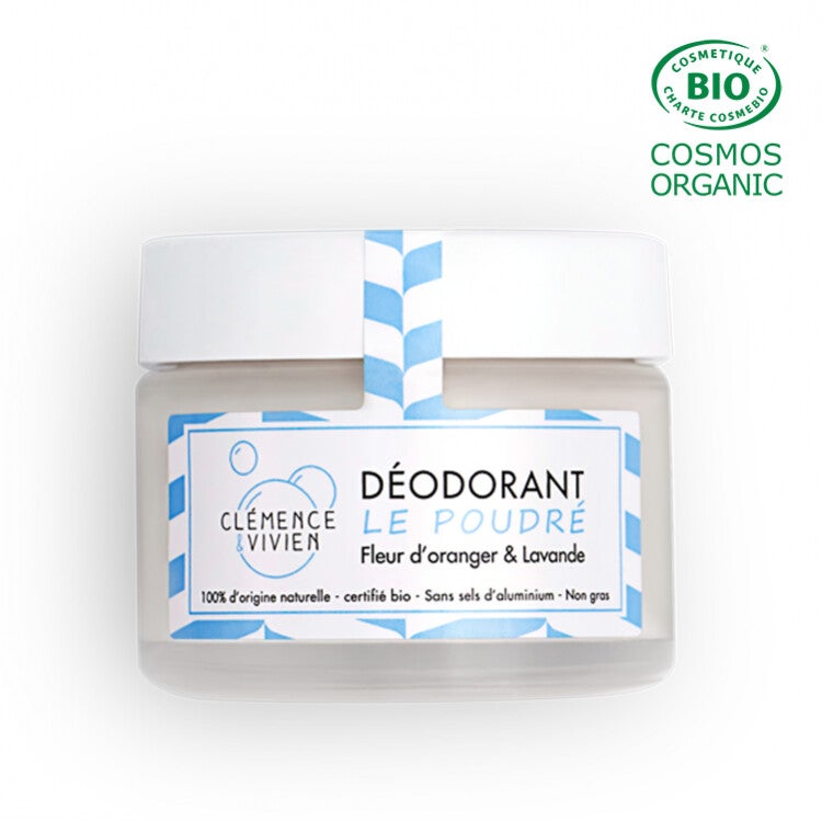 Clémence et Vivien - Déodorant naturel Le Poudré - 50 G