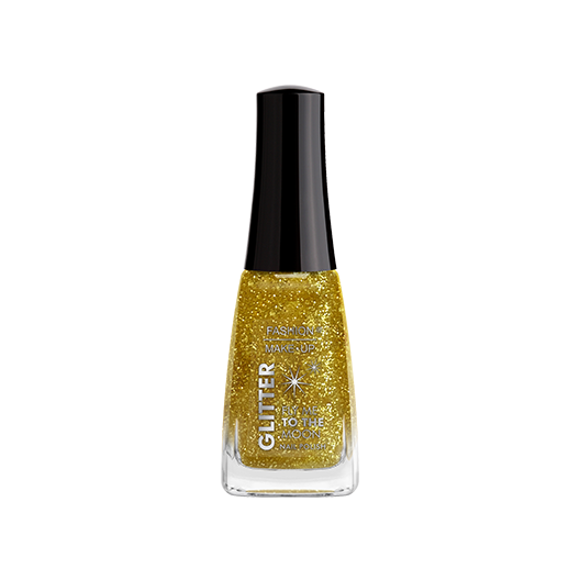 Fashion Make Up - Vernis à ongles Glitter "Fly me to the moon" N°601 Stars - 11 ml