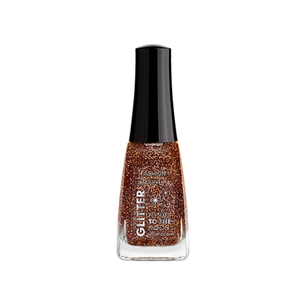 Fashion Make Up - Vernis à ongles Glitter "Fly me to the moon" N°603 Mars - 11 ml