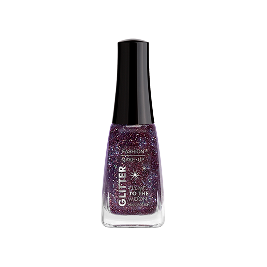 Fashion Make Up - Vernis à ongles Glitter "Fly me to the moon" N°604 Electra - 11 ml