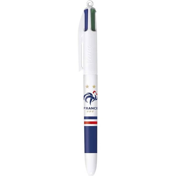 BIC - Stylo 4 couleurs France FFF "Coq bleu"