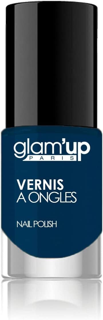 Glam'Up - Vernis à ongles longue tenue N°114 Bleu Nuit - 10,5 ml