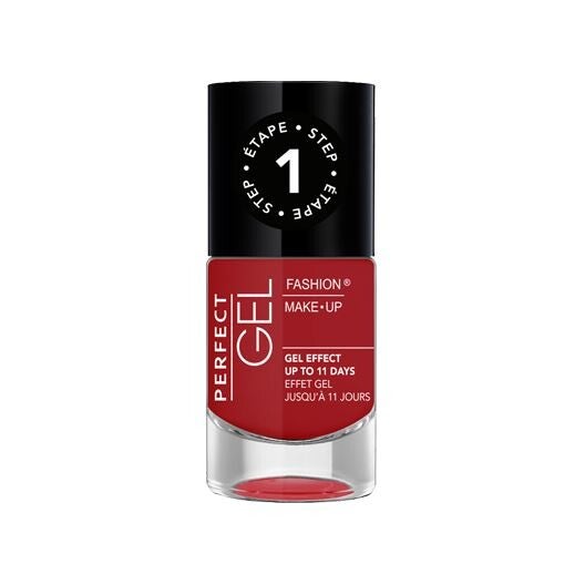 Fashion Make Up - Vernis à ongles Perfect Gel N°611 Cherry - 10 ml