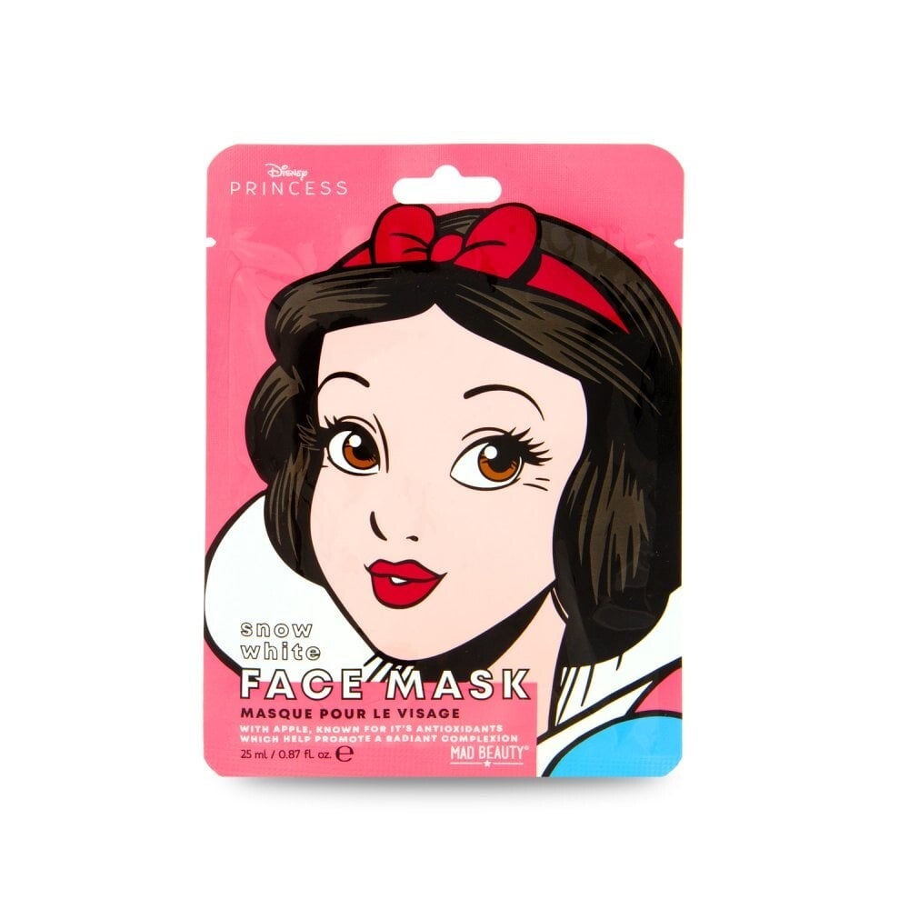 Mad Beauty - Masque en tissu pour le visage Blanche-Neige à la pomme Disney POP Princesse - 25 ml